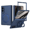 Husă Samsung Z Fold 8 MagRing integrală Frosted, Blue