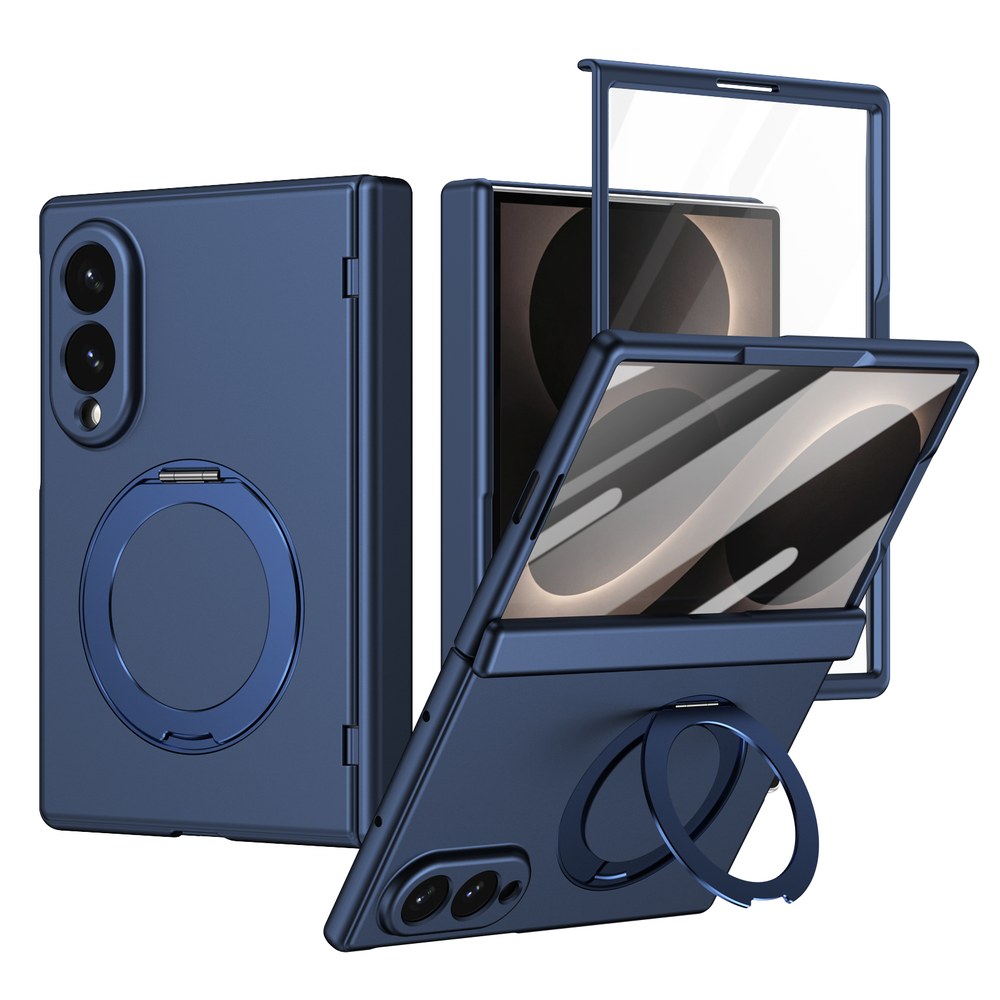 Husă Samsung Z Fold 8 MagRing integrală Frosted, Blue