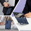 Husă Samsung Z Fold 8 MagRing integrală Frosted, Blue