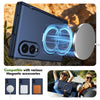 Husă Samsung Z Fold 8 MagRing integrală Frosted, Blue