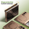 Husă Samsung Z Fold 8 MagRing integrală Frosted, Gold