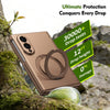 Husă Samsung Z Fold 8 MagRing integrală Frosted, Gold