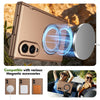 Husă Samsung Z Fold 8 MagRing integrală Frosted, Gold