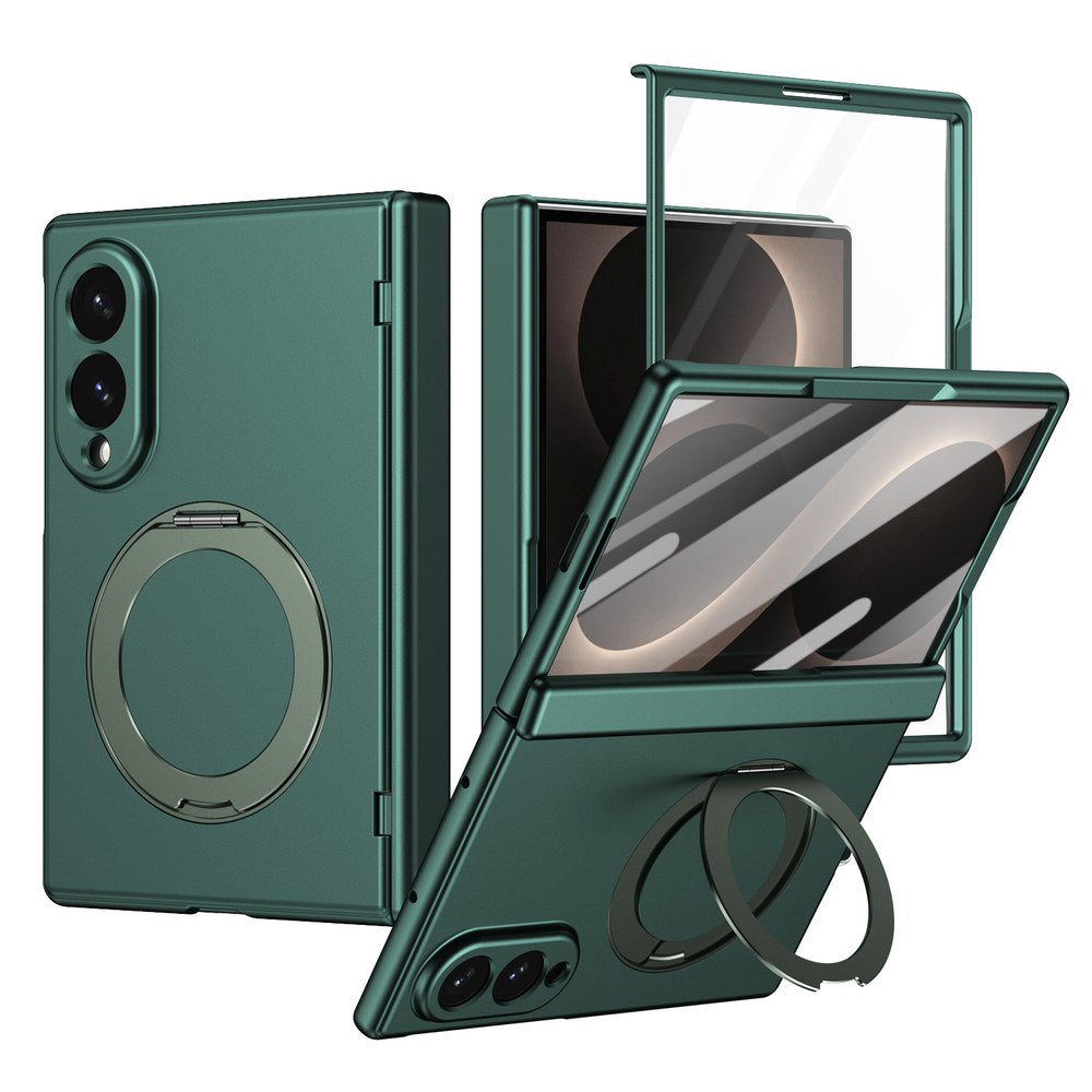Husă Samsung Z Fold 8 MagRing integrală Frosted, Green