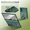 Husă Samsung Z Fold 8 MagRing integrală Frosted, Green