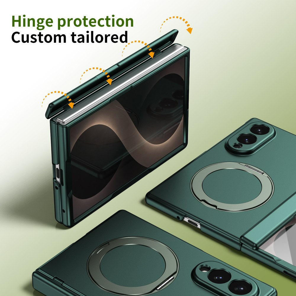 Husă Samsung Z Fold 8 MagRing integrală Frosted, Green