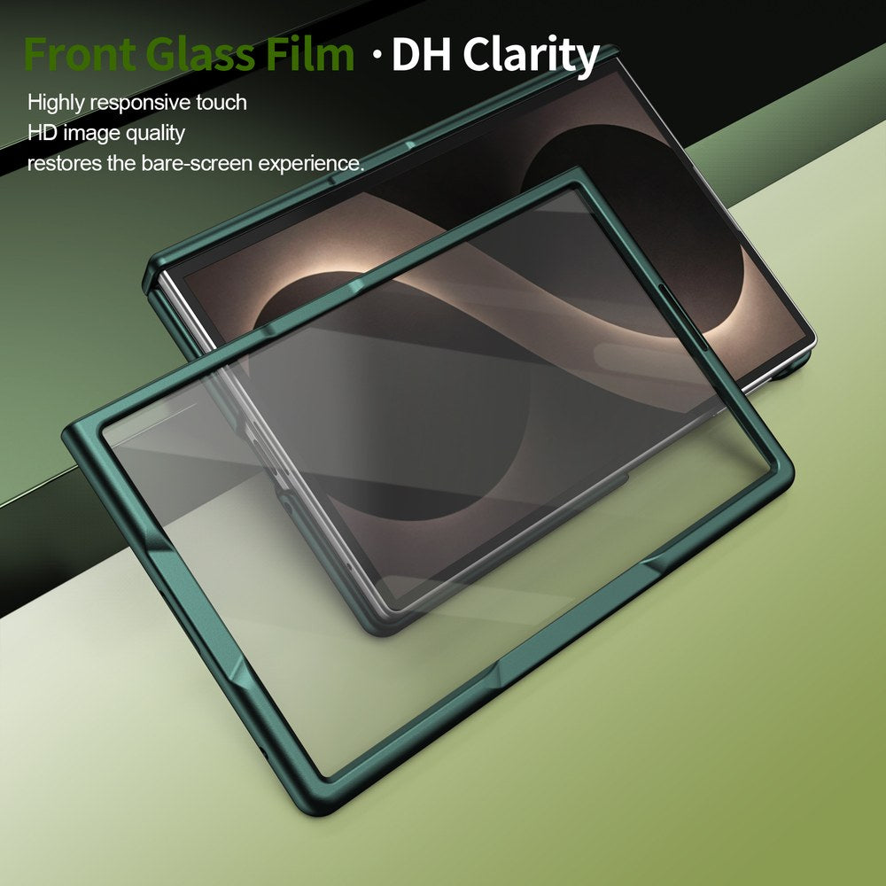 Husă Samsung Z Fold 8 MagRing integrală Frosted, Green