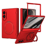 Husă Samsung Z Fold 8 MagRing integrală Frosted, Red