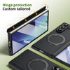 Husă Samsung Z Fold 8 Ultra MagRing integrală Frosted, Black
