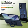 Husă Samsung Z Fold 8 Ultra MagRing integrală Frosted, Blue
