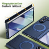 Husă Samsung Z Fold 8 Ultra MagRing integrală Frosted, Blue