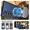 Husă Samsung Z Fold 8 Ultra MagRing integrală Frosted, Blue