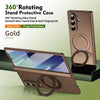Husă Samsung Z Fold 8 Ultra MagRing integrală Frosted, Gold