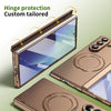 Husă Samsung Z Fold 8 Ultra MagRing integrală Frosted, Gold