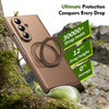 Husă Samsung Z Fold 8 Ultra MagRing integrală Frosted, Gold