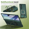 Husă Samsung Z Fold 8 Ultra MagRing integrală Frosted, Green