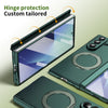 Husă Samsung Z Fold 8 Ultra MagRing integrală Frosted, Green