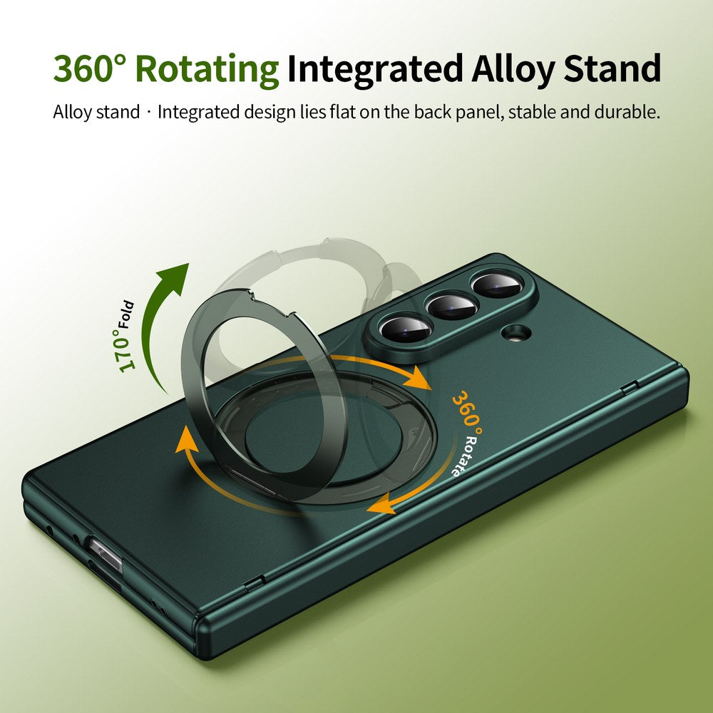 Husă Samsung Z Fold 8 Ultra MagRing integrală Frosted, Green