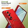 Husă Samsung Z Fold 8 Ultra MagRing integrală Frosted, Red