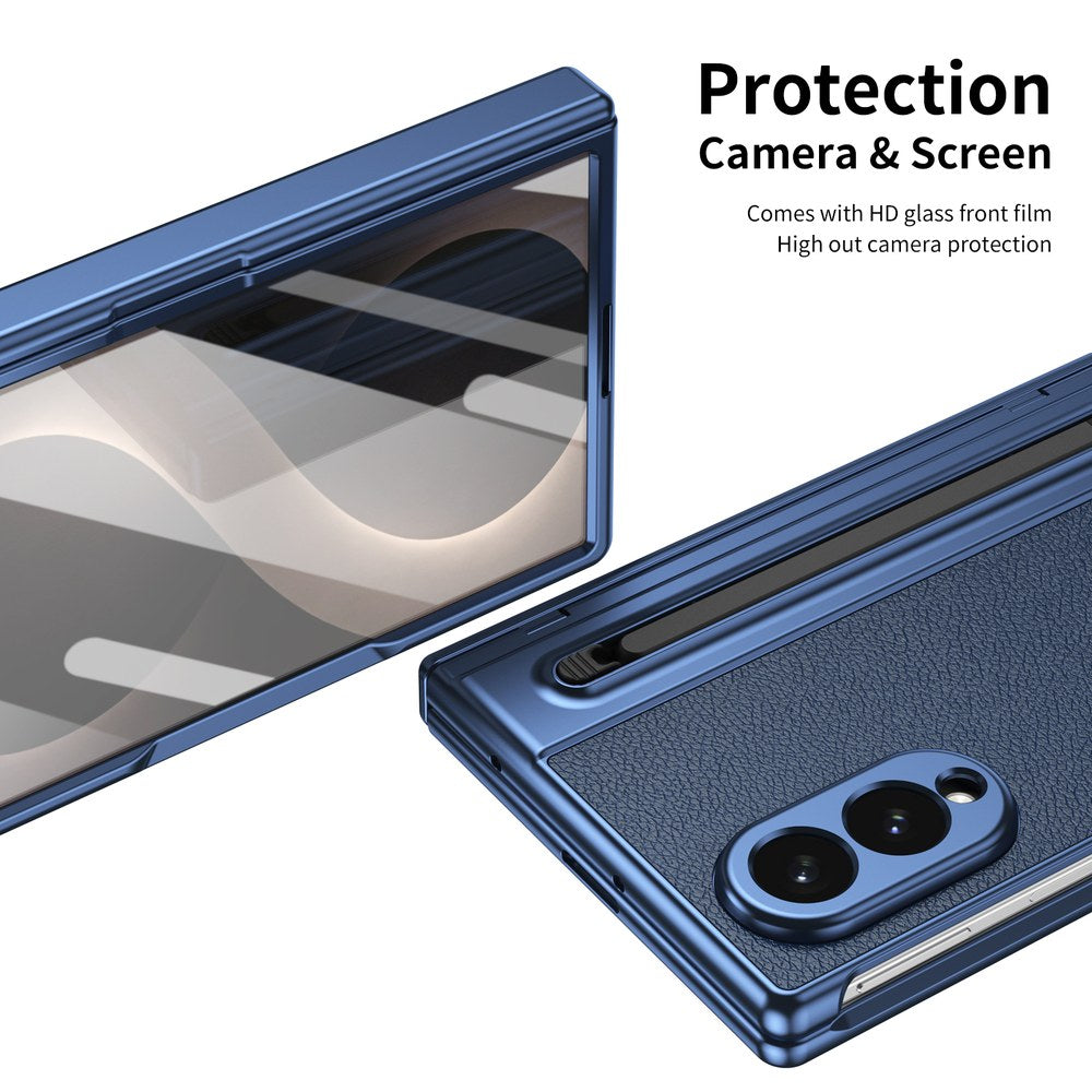 Husă Samsung Z Fold 8 Skin TouchPen, Blue