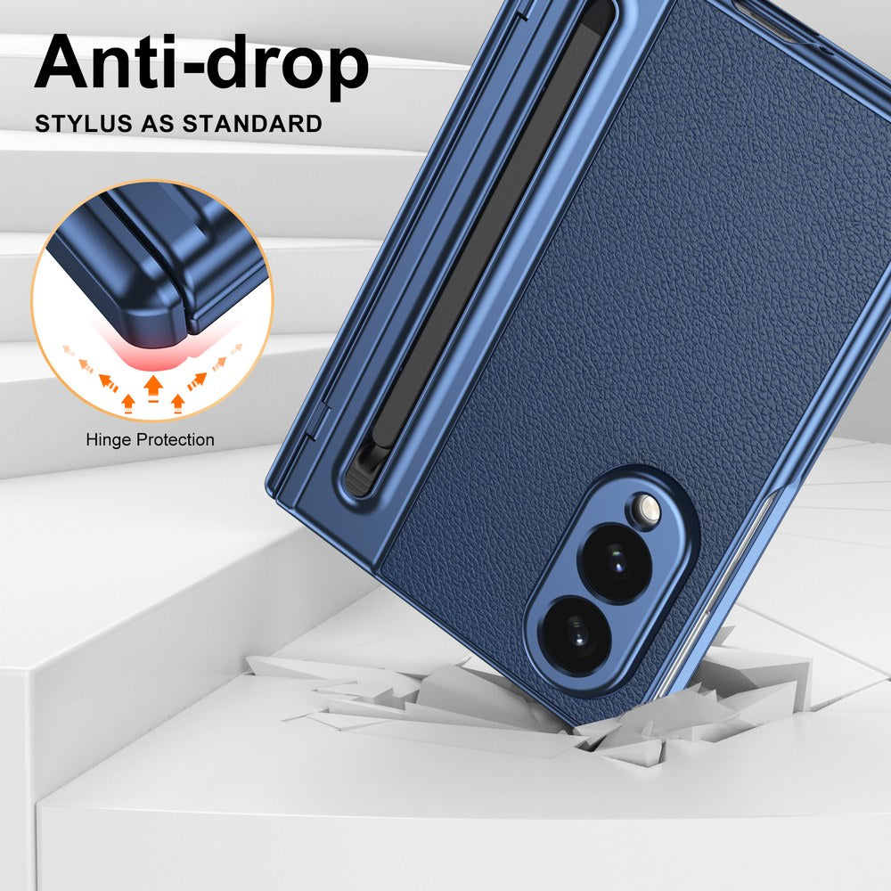 Husă Samsung Z Fold 8 Skin TouchPen, Blue