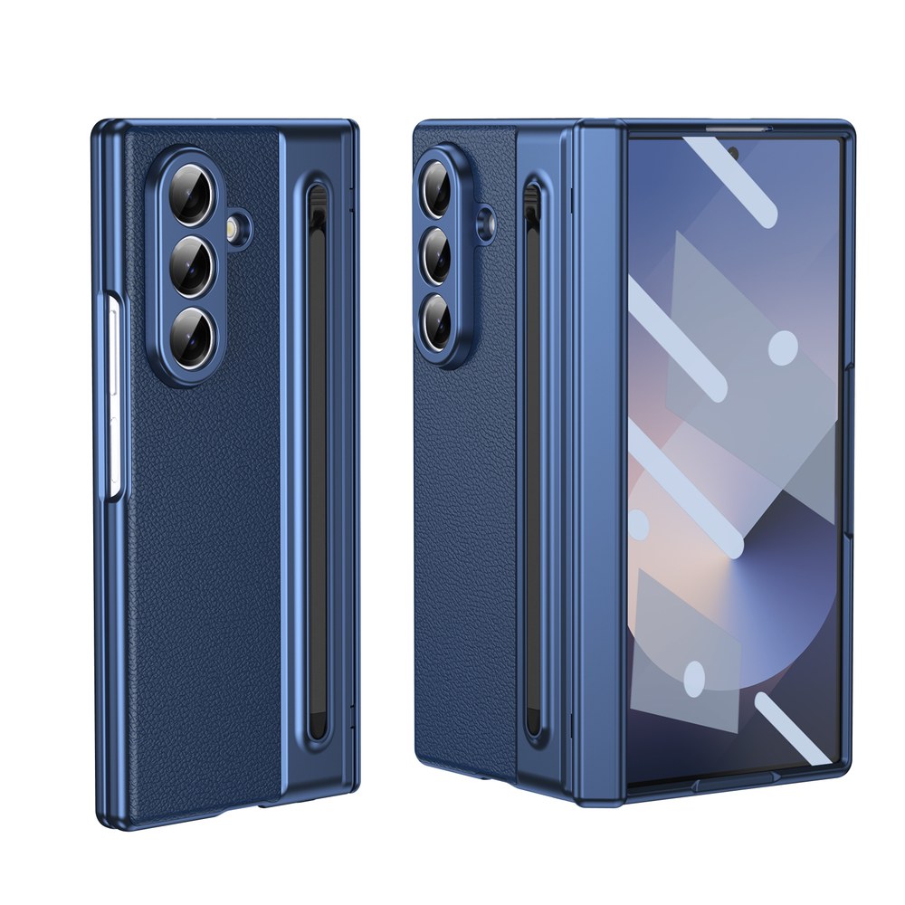 Husă Samsung Z Fold 8 Ultra Skin TouchPen, Blue