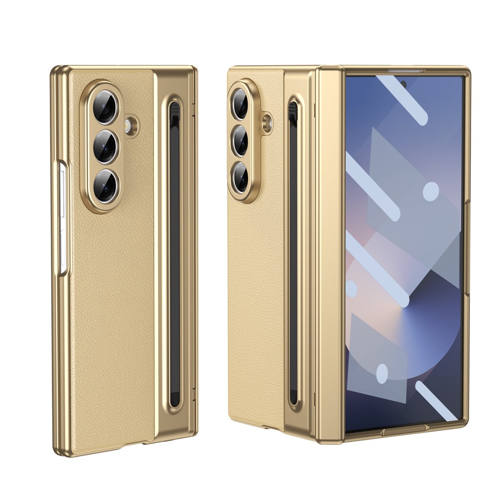 Husă Samsung Z Fold 8 Ultra Skin TouchPen, Gold