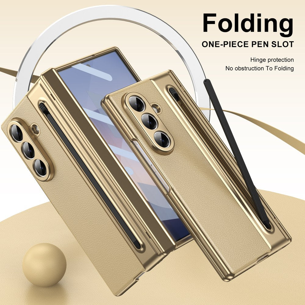 Husă Samsung Z Fold 8 Ultra Skin TouchPen, Gold