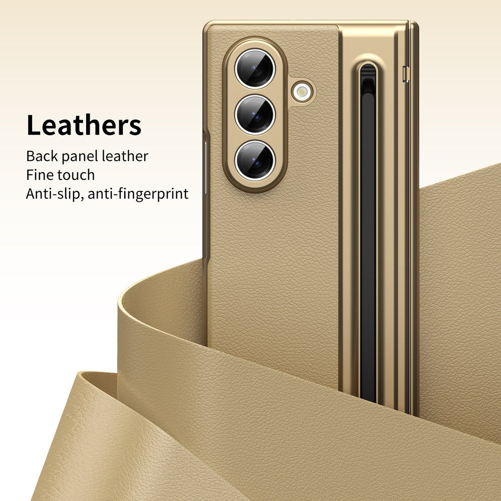Husă Samsung Z Fold 8 Ultra Skin TouchPen, Gold