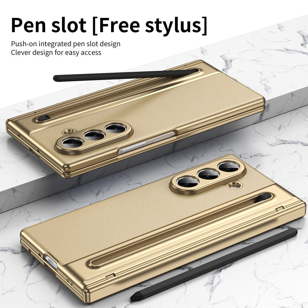 Husă Samsung Z Fold 8 Ultra Skin TouchPen, Gold