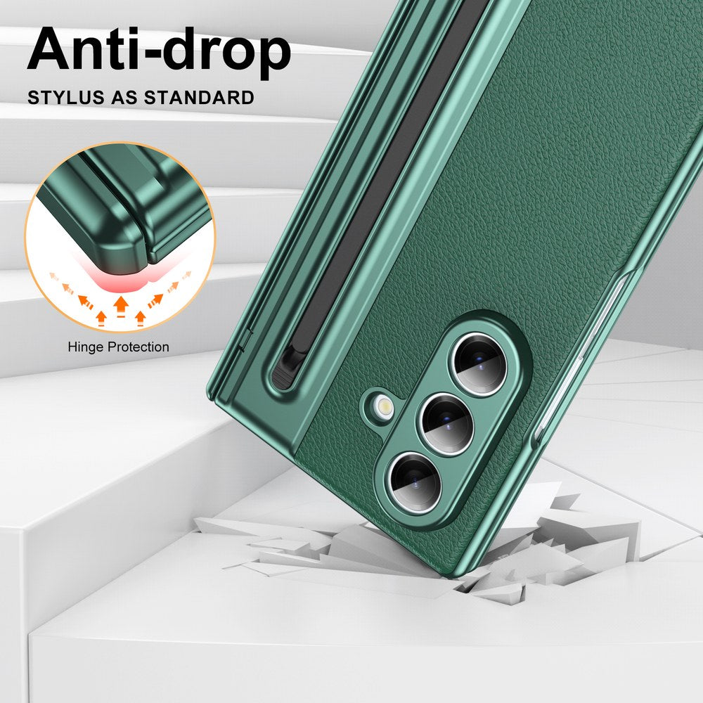 Husă Samsung Z Fold 8 Ultra Skin TouchPen, Green