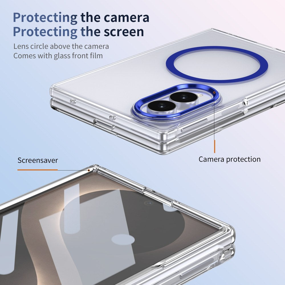Husă Samsung Z Fold 8 IceMag integrală, Blue