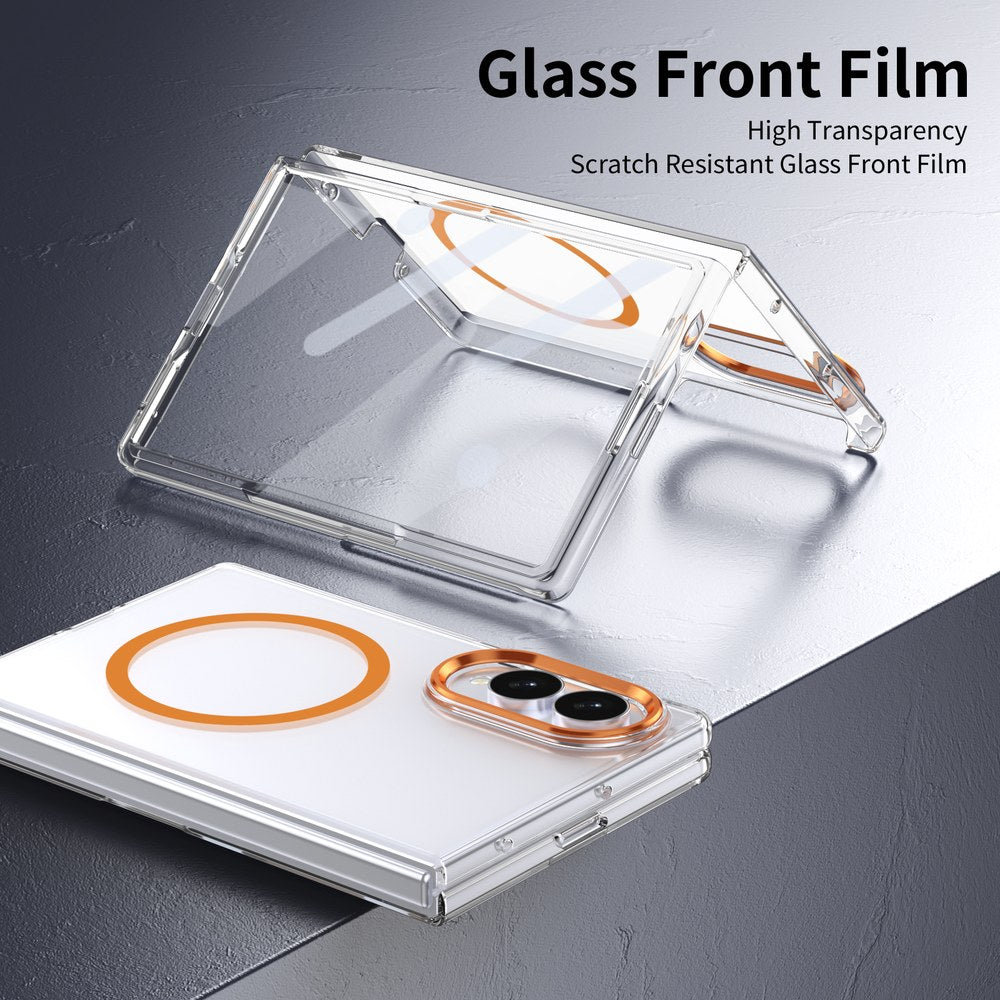 Husă Samsung Z Fold 8 IceMag integrală, Orange