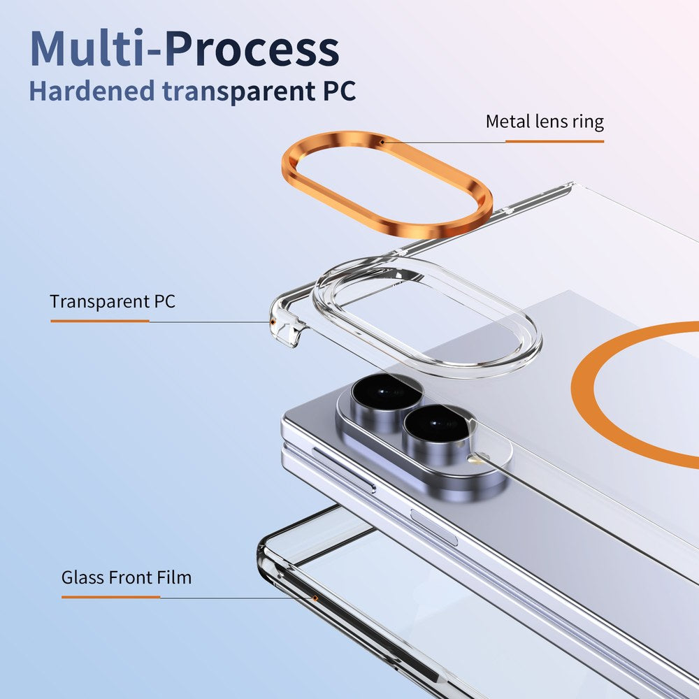 Husă Samsung Z Fold 8 IceMag integrală, Orange