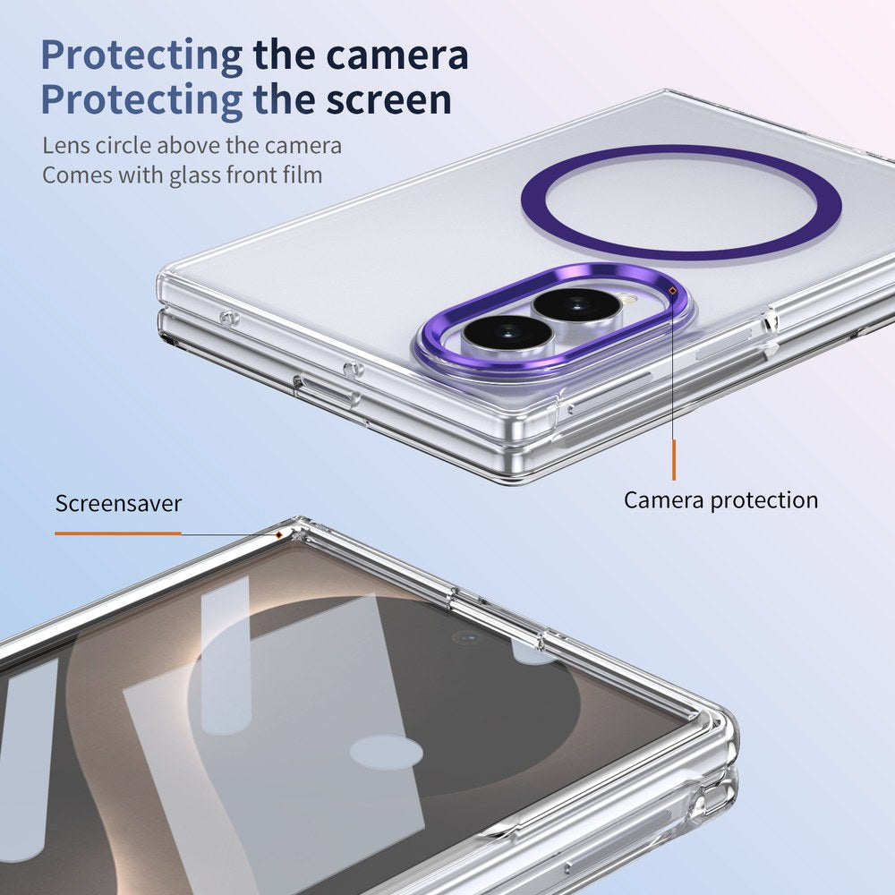 Husă Samsung Z Fold 8 IceMag integrală, Purple