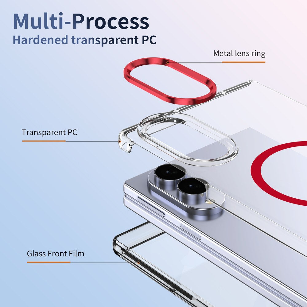 Husă Samsung Z Fold 8 IceMag integrală, Red