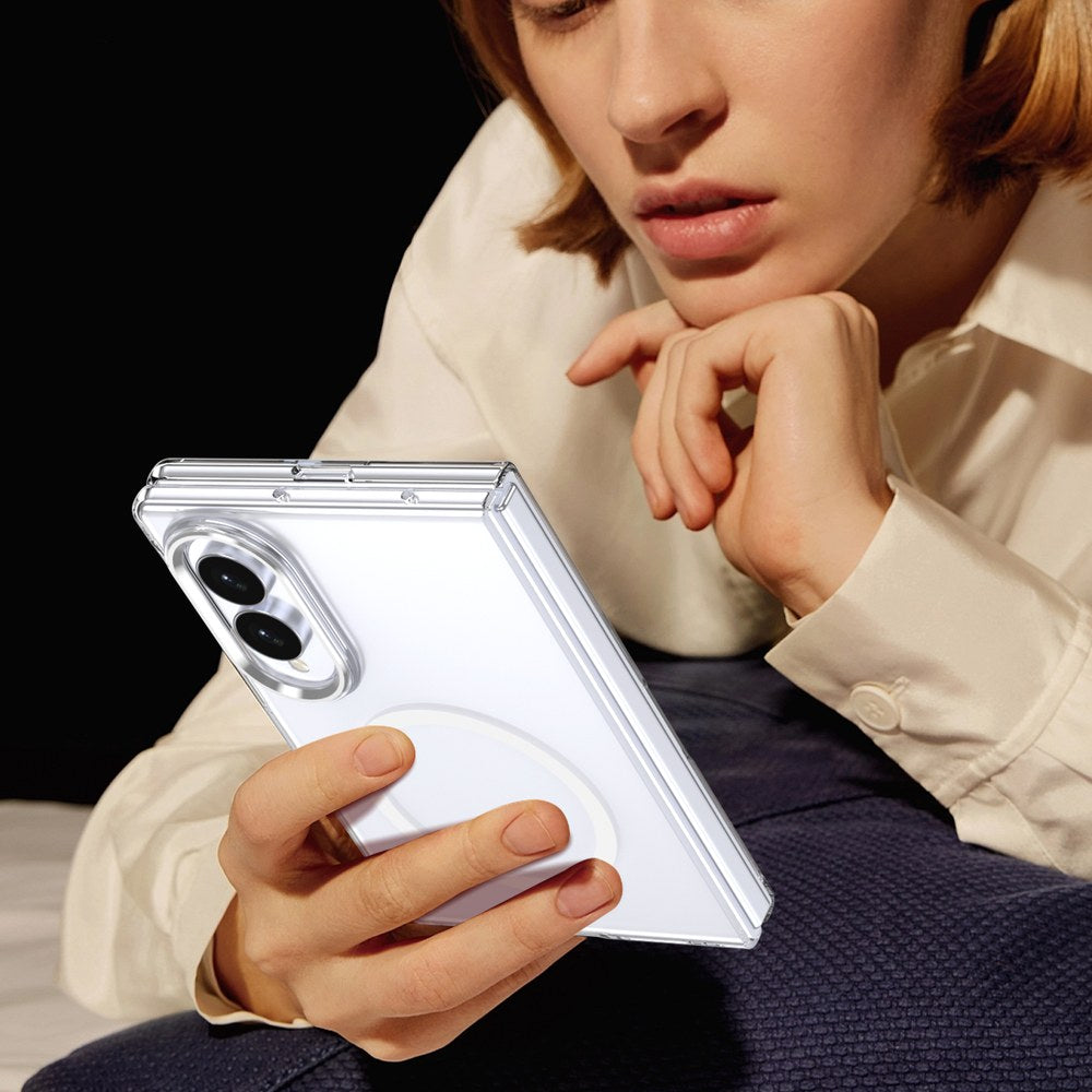 Husă Samsung Z Fold 8 IceMag integrală, Silver