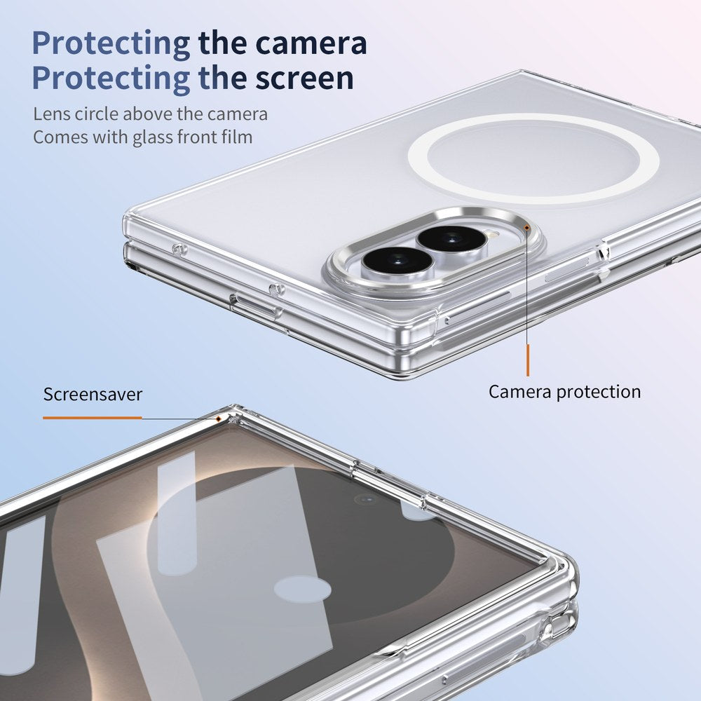 Husă Samsung Z Fold 8 IceMag integrală, Silver