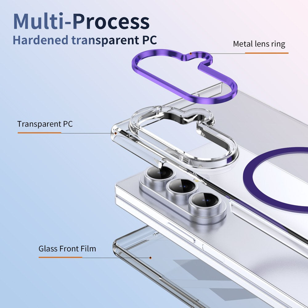 Husă Samsung Z Fold 8 Ultra IceMag integrală, Purple