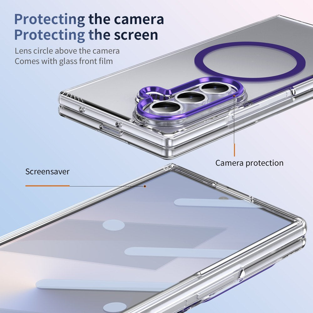 Husă Samsung Z Fold 8 Ultra IceMag integrală, Purple