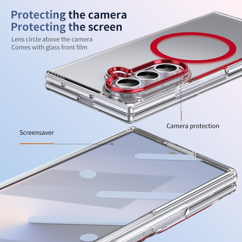 Husă Samsung Z Fold 8 Ultra IceMag integrală, Red