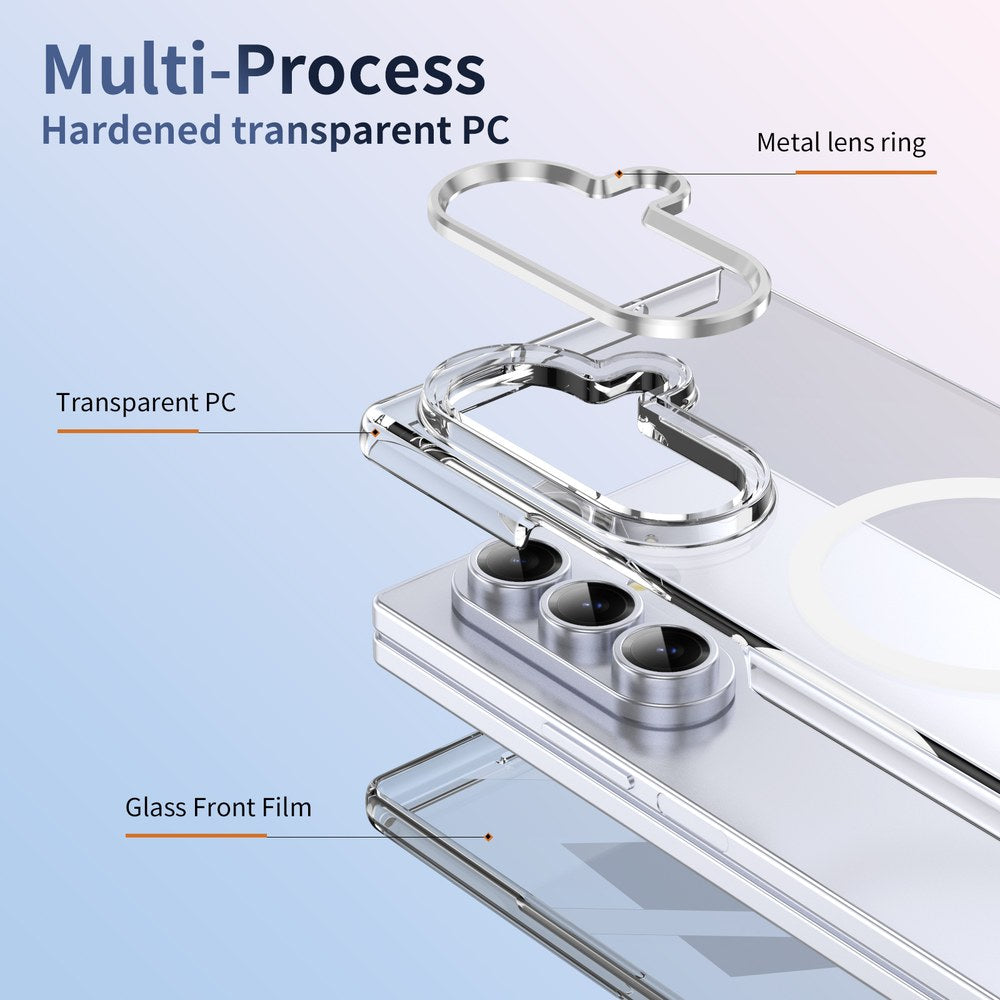 Husă Samsung Z Fold 8 Ultra IceMag integrală, Silver