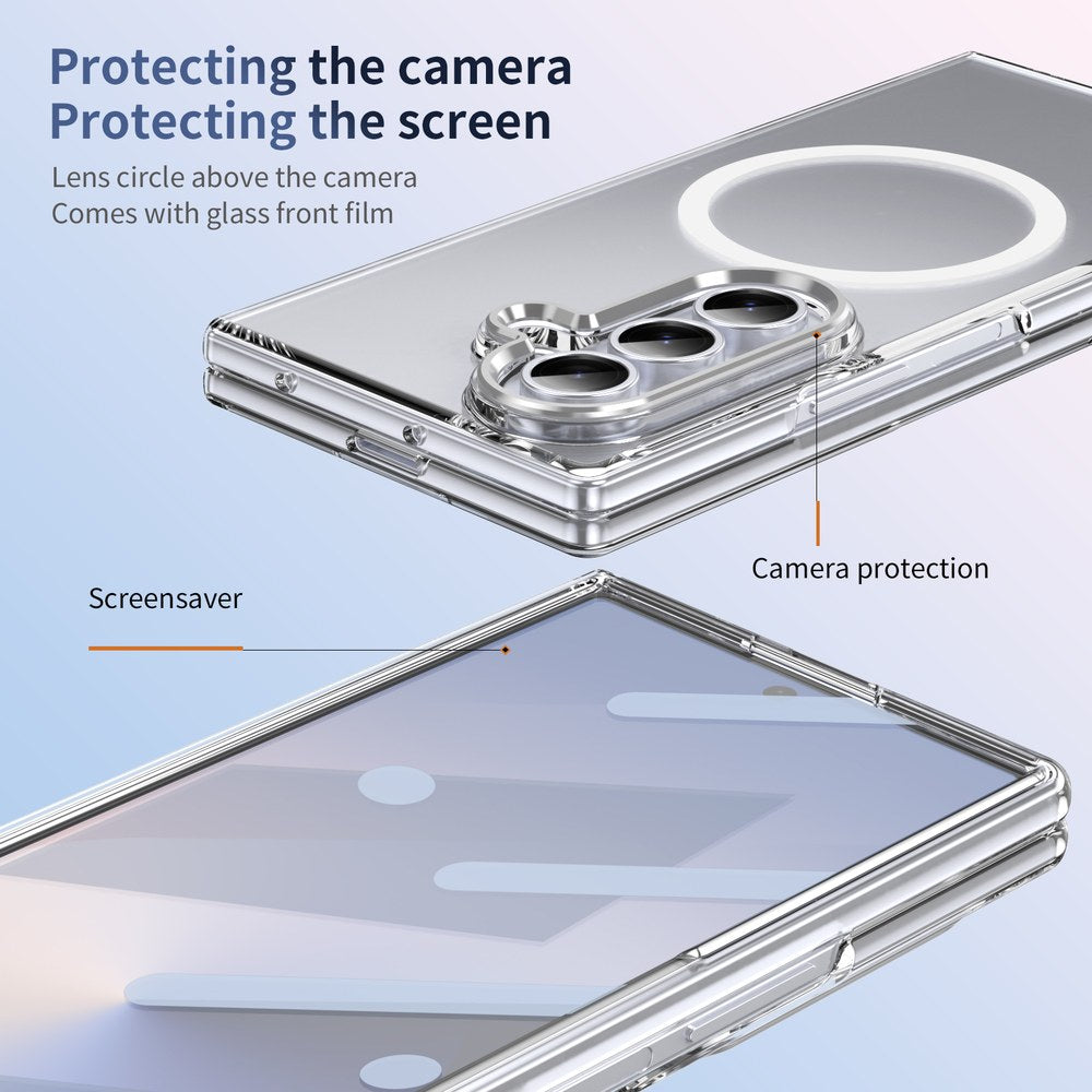 Husă Samsung Z Fold 8 Ultra IceMag integrală, Silver