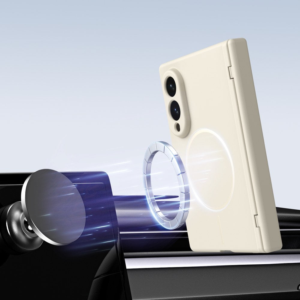 Husă Samsung Z Fold 8 MagThin integrală, Cream
