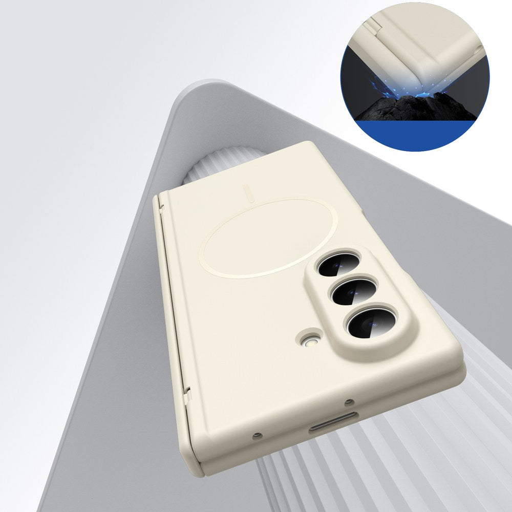 Husă Samsung Z Fold 8 Ultra MagThin integrală, Cream