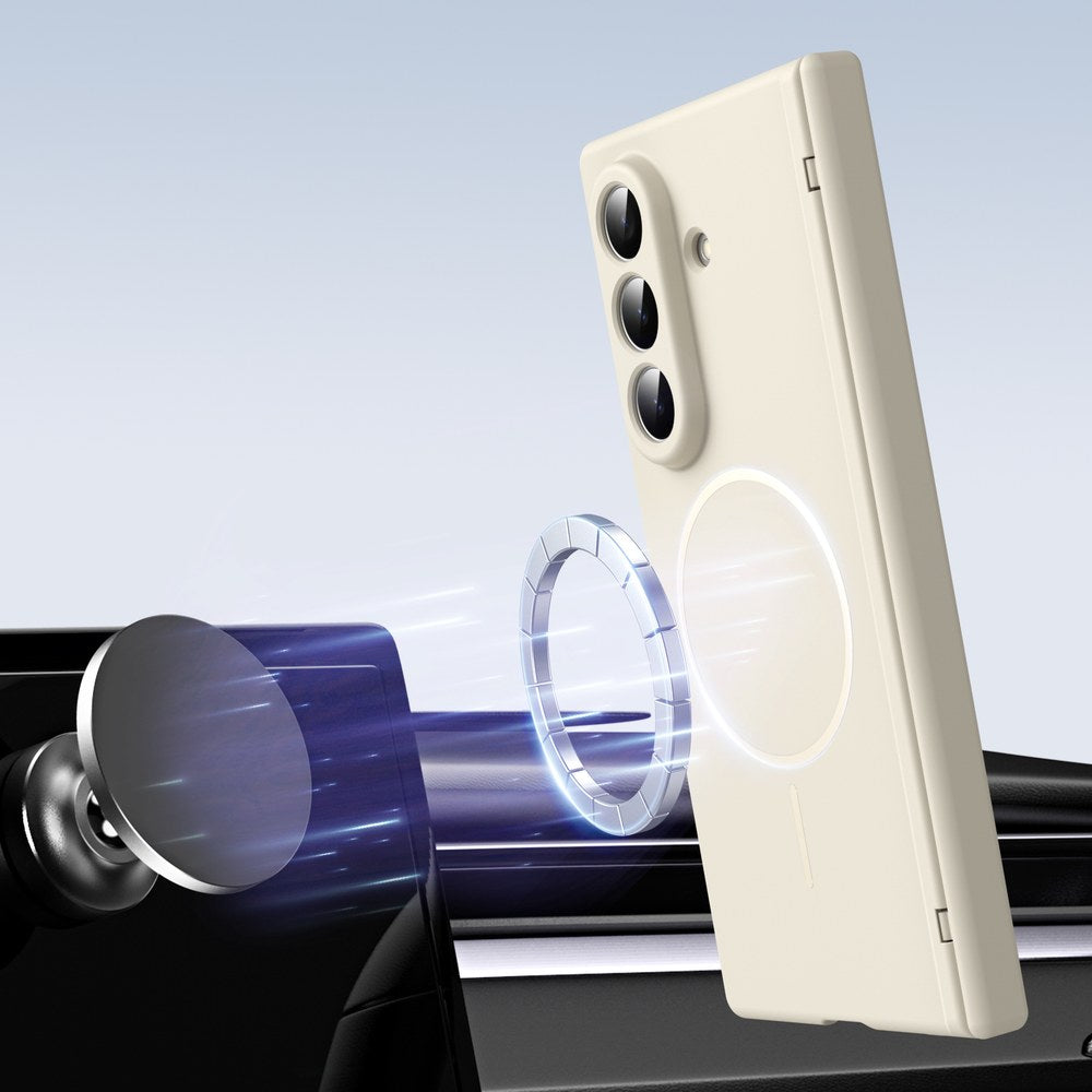 Husă Samsung Z Fold 8 Ultra MagThin integrală, Cream