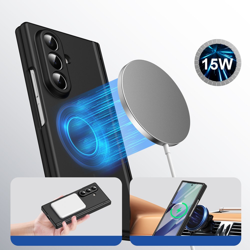 Husă Samsung Z Fold 8 Ultra MagThin integrală, Black