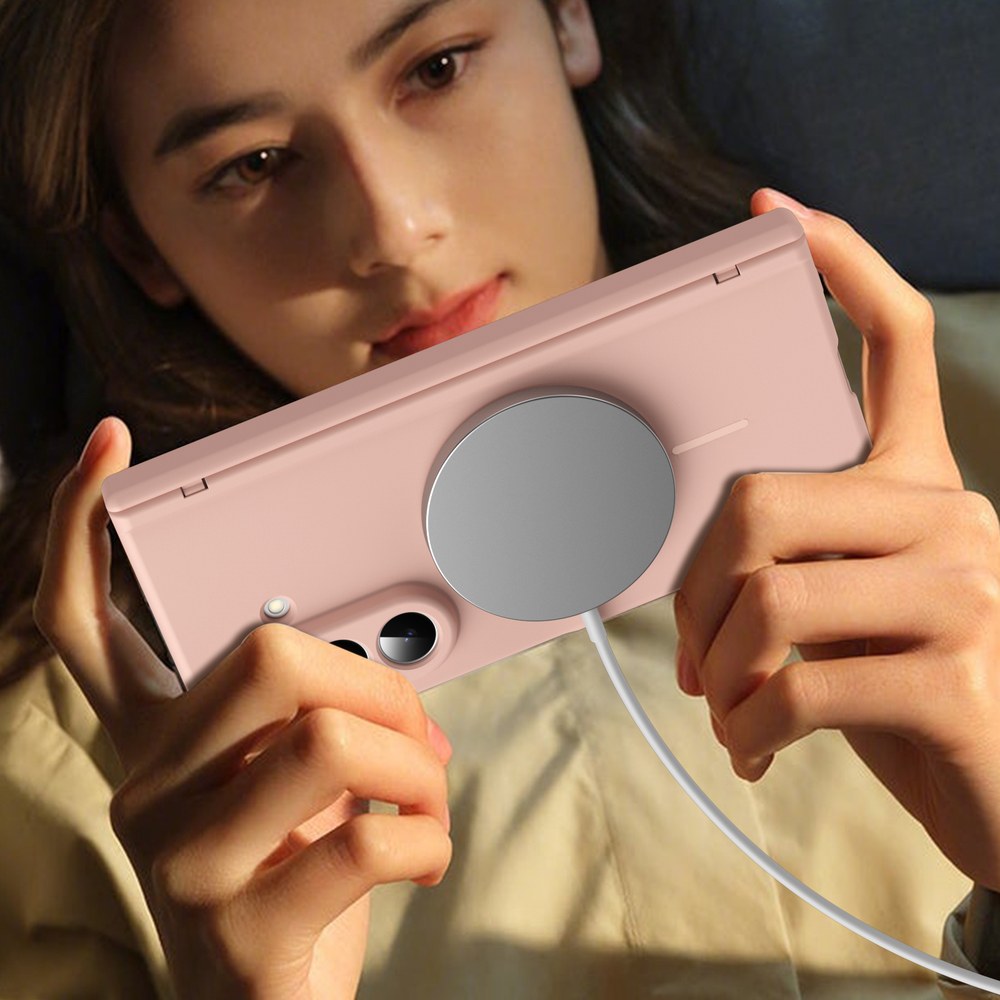 Husă Samsung Z Fold 8 Ultra MagThin integrală, Pink