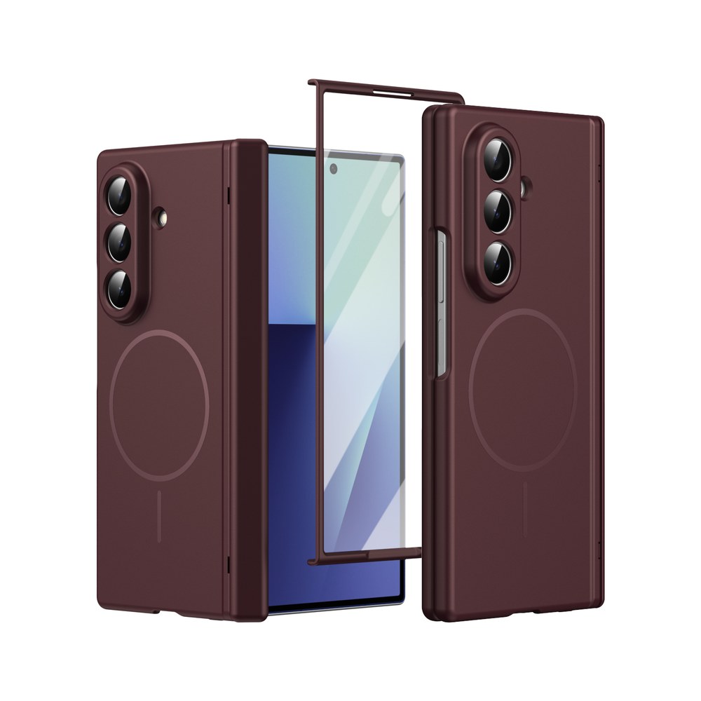 Husă Samsung Z Fold 8 Ultra MagThin integrală, Bordo