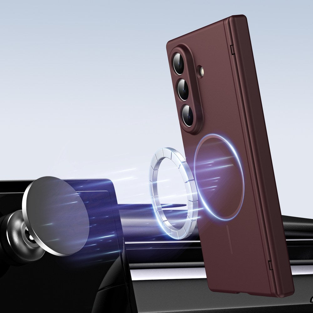 Husă Samsung Z Fold 8 Ultra MagThin integrală, Bordo